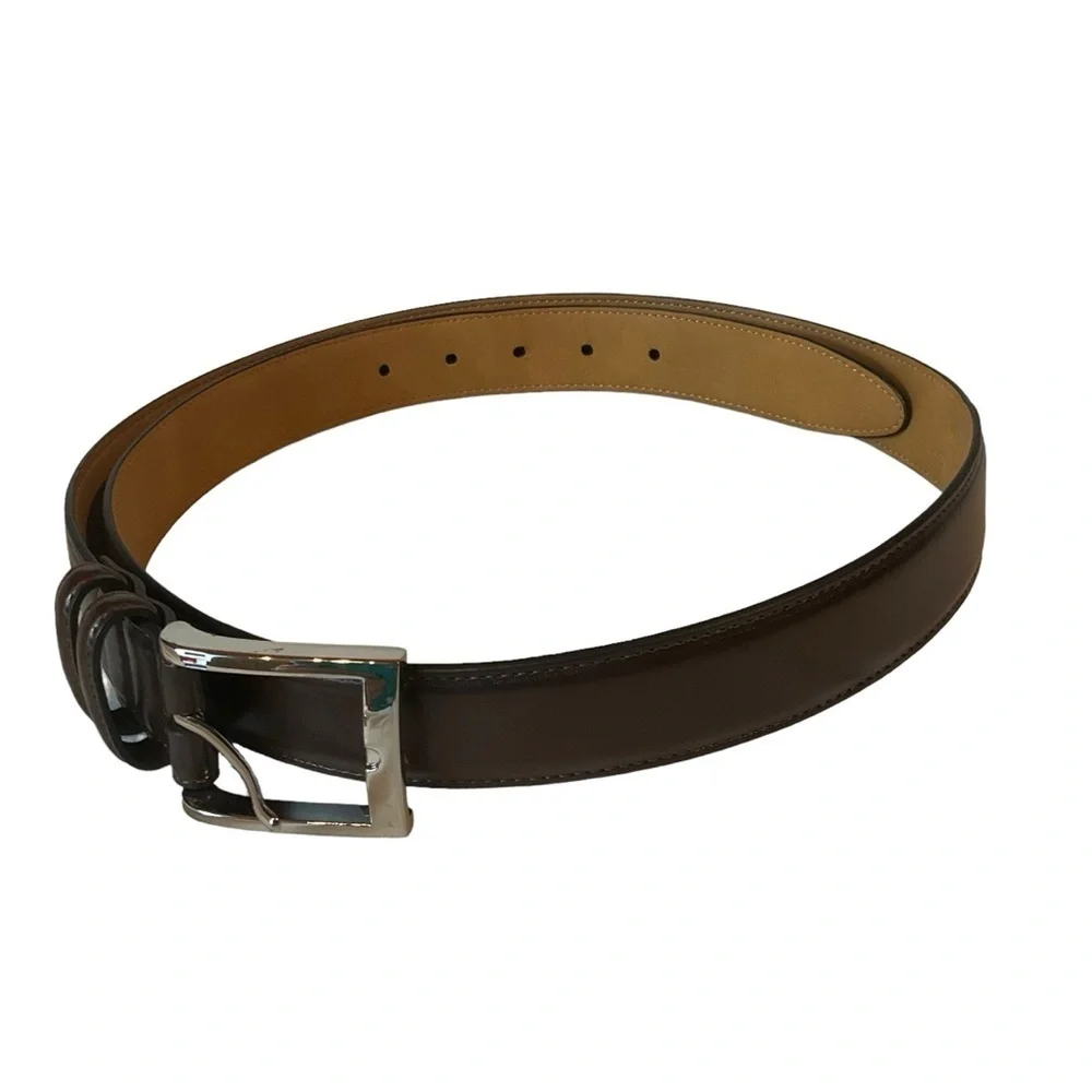 Tommy Hilfiger Brown Leather Belt Size 40